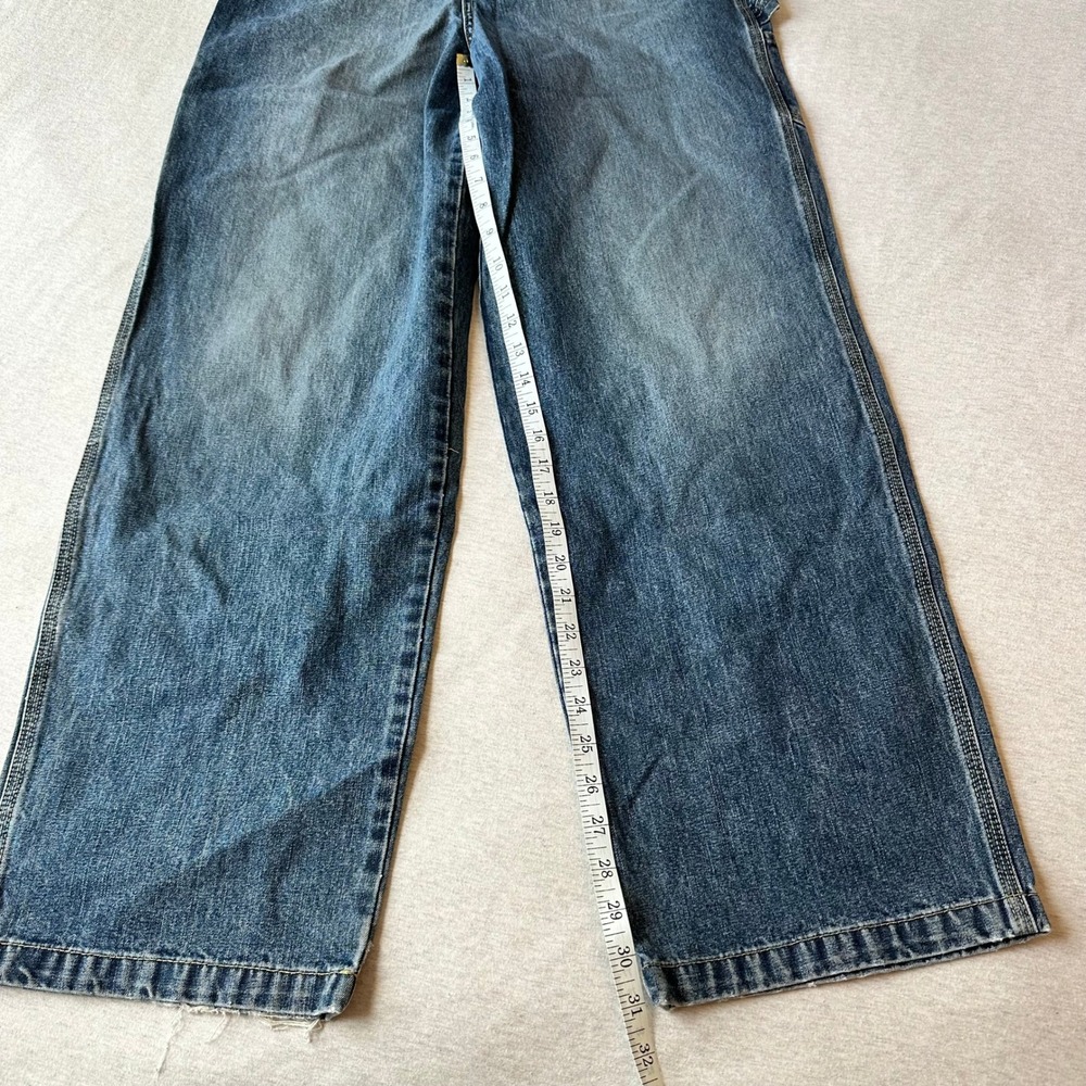 Carters Watch the Wear Mens‎ 18H Blue Denim Carpenter Jeans Wide Leg Workwear - Picture 3 of 7